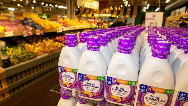 FILE - Similac Alimentum Hypoallergenic Infant Formula, imported from Puerto Rico, is for sale...