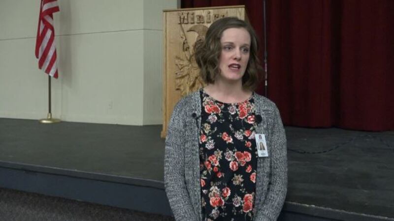 Allison Serr, one of the nurses at Minidoka County School District says that she hopes...